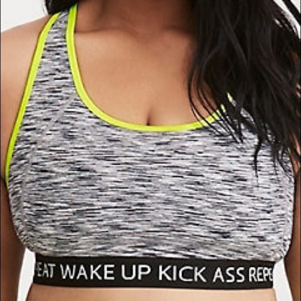 LIKE NEW Torrid Medium Impact Spacedye Sports Bra